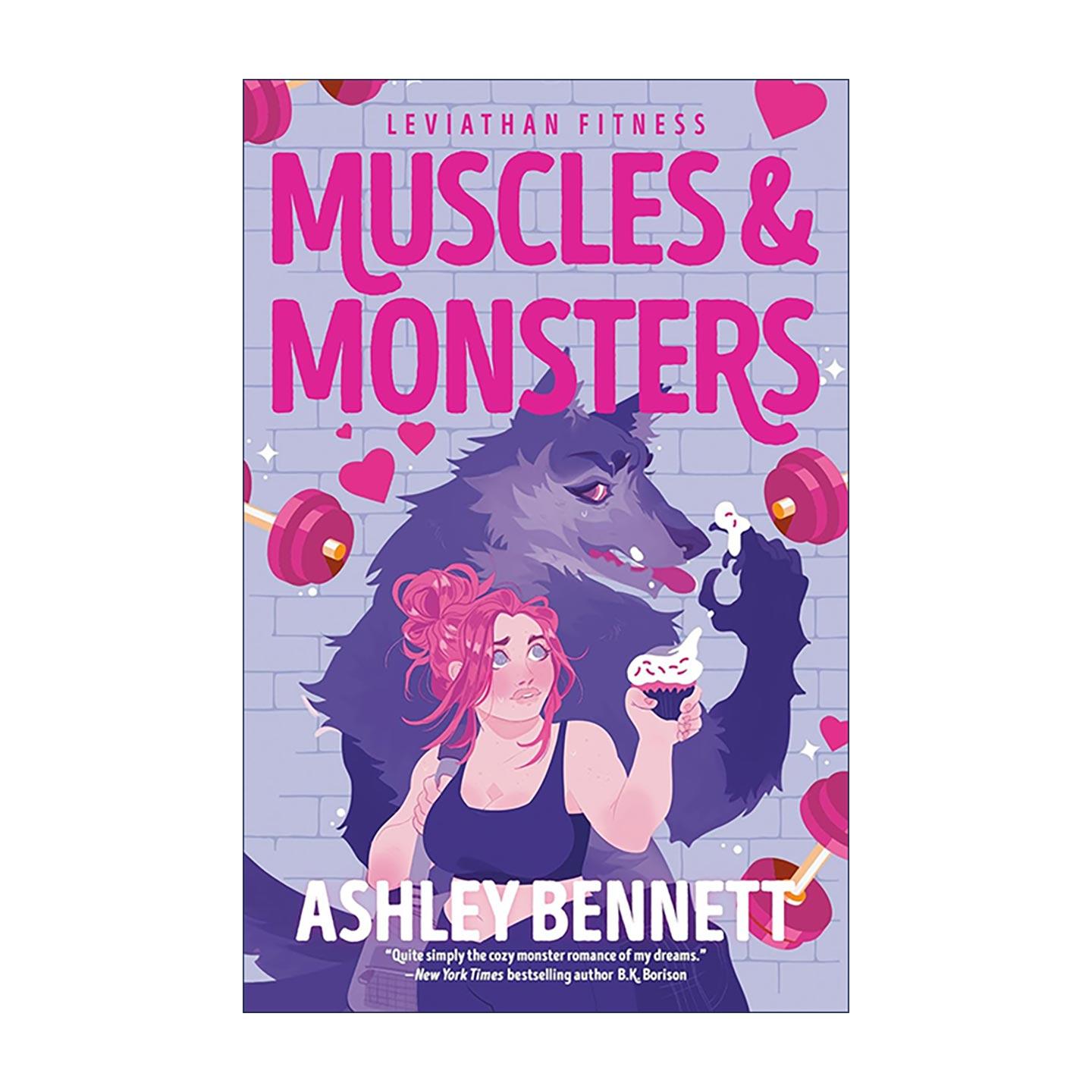 英文原版 Muscles & Monsters Leviathan Fitness 01 肌肉与怪兽 利维坦健身系列1 浪漫喜剧 修订版 Ashley Bennett