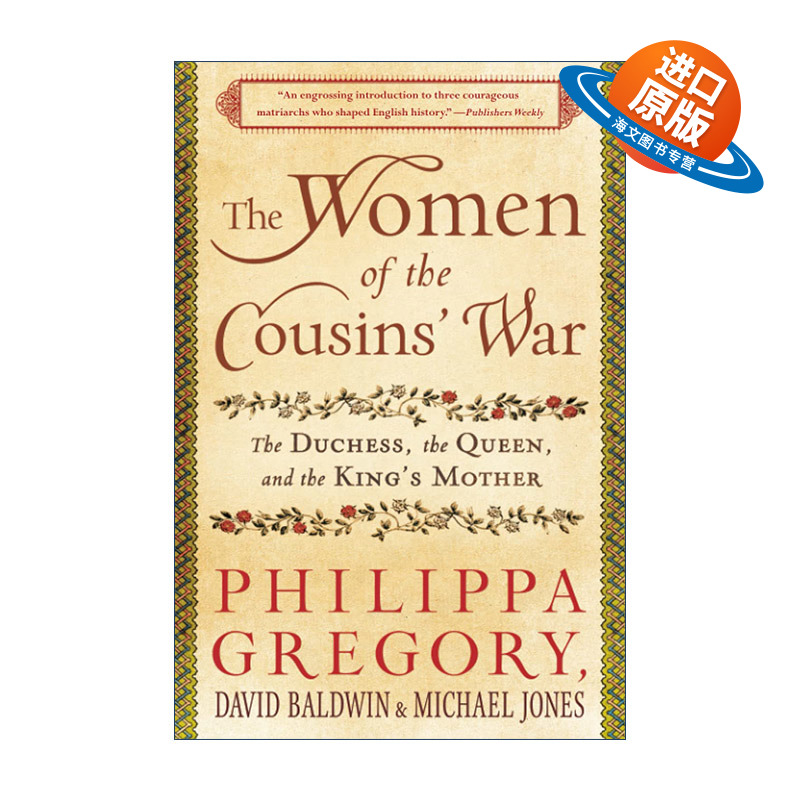 英文原版 The Women of the Cousins' War 堂表亲战争中的女人们 白王后改编 英文版 进口英语原版书籍