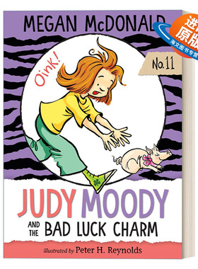 英文原版 Judy Moody and the Bad Luck Charm 稀奇古怪小朱迪系列11 幸运符 初级儿童章节桥梁书 情商启蒙 英文版 进口英语书籍