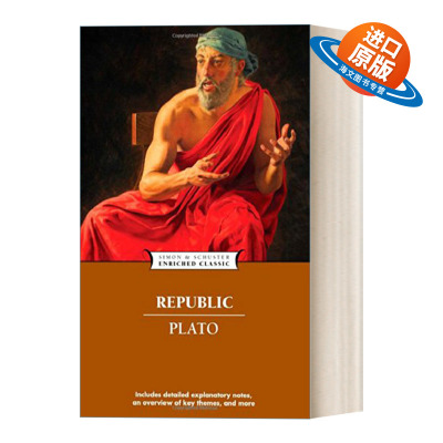 英文原版 Republic 理想国  柏拉图 Enriched Classics系列 英文版 进口英语原版书籍