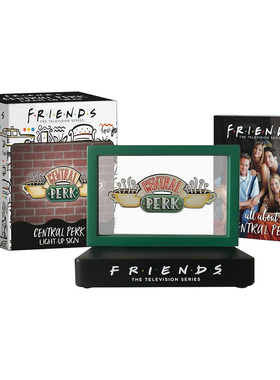 英文原版 Friends Central Perk Light-Up Sign 老友记 中央公园咖啡馆照明摆件 钱德勒·宾 英文版 马修·派瑞 进口英语原版书籍