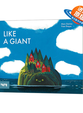 英文原版 Like a Giant 像巨人一样 Yvan Duque插画 精装绘本 精装 英文版 进口英语原版书籍
