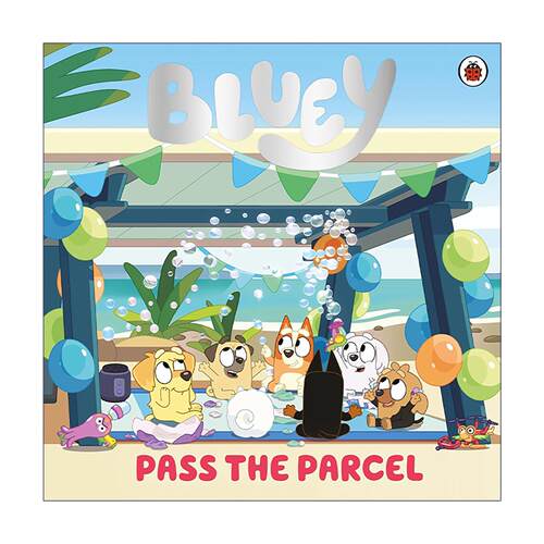 英文原版 Bluey Pass the Parcel 小蓝狗布鲁伊绘本 传包裹 英文版 进口英语原版书籍