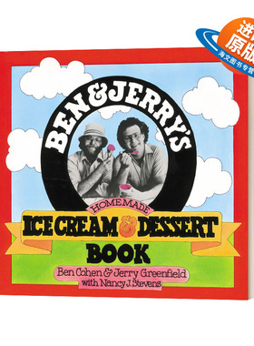 英文原版 Ben & Jerry's Homemade Ice Cream & Dessert Book 本和杰瑞自制冰淇淋和甜点书 平装 英文版 进口英语原版书籍