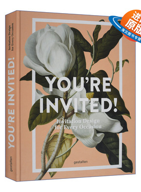英文原版 You're Invited! Invitation Design for Every Occasion 邀请你了！不同场合的邀请函设计 精装 英文版 进口英语书籍