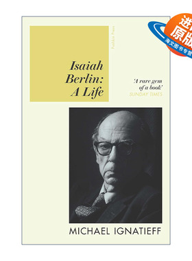 英文原版 Isaiah Berlin 以赛亚·伯林传 加拿大总督文学奖得主叶礼庭 英文版 进口英语原版书籍