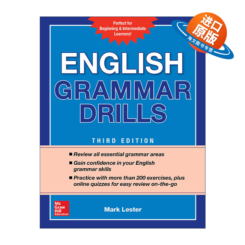 英文原版 English Grammar Drills 英语语法训练 第2版 英文版 进口英语原版书籍