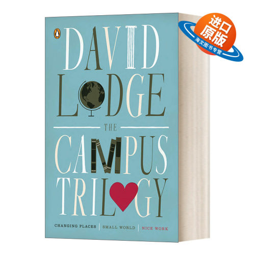 英文原版 The Campus Trilogy Changing Places Small World Nice Work 戴维洛奇校园三部曲 换位 小世界 好工作 进口英语原版书籍