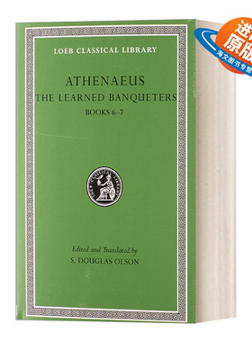 英文原版 The Learned Banqueters Volume III Books 6-7 智者之宴 卷三 第6-7册 希英对照版 洛布古典丛书 英文版 进口英语原版书