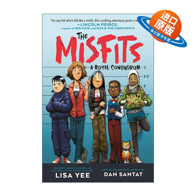 英文原版 The Misfits 01 A Royal Conundrum 异类系列1 皇室难题 儿童冒险小说 纽伯瑞奖得主Lisa Yee 精装 进口英语原版书籍
