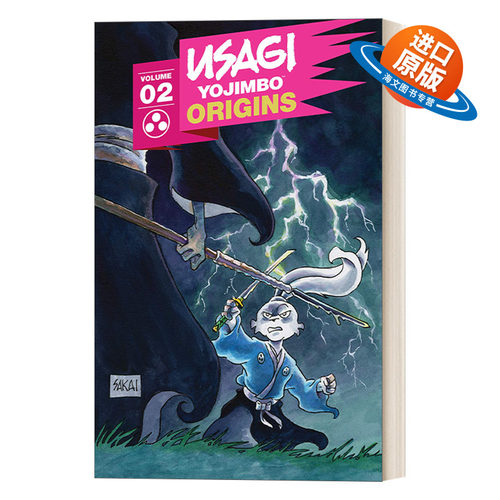 英文原版 Usagi Yojimbo Origins Vol.2 Wanderer's Road 兔子起源系列2 流浪者之路 兔子浪人 兔子武士 英文版 进口英语原版书籍