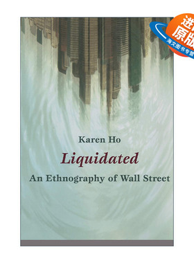 英文原版 Liquidated 清算 华尔街的日常生活 何柔宛 英文版 进口英语原版书籍