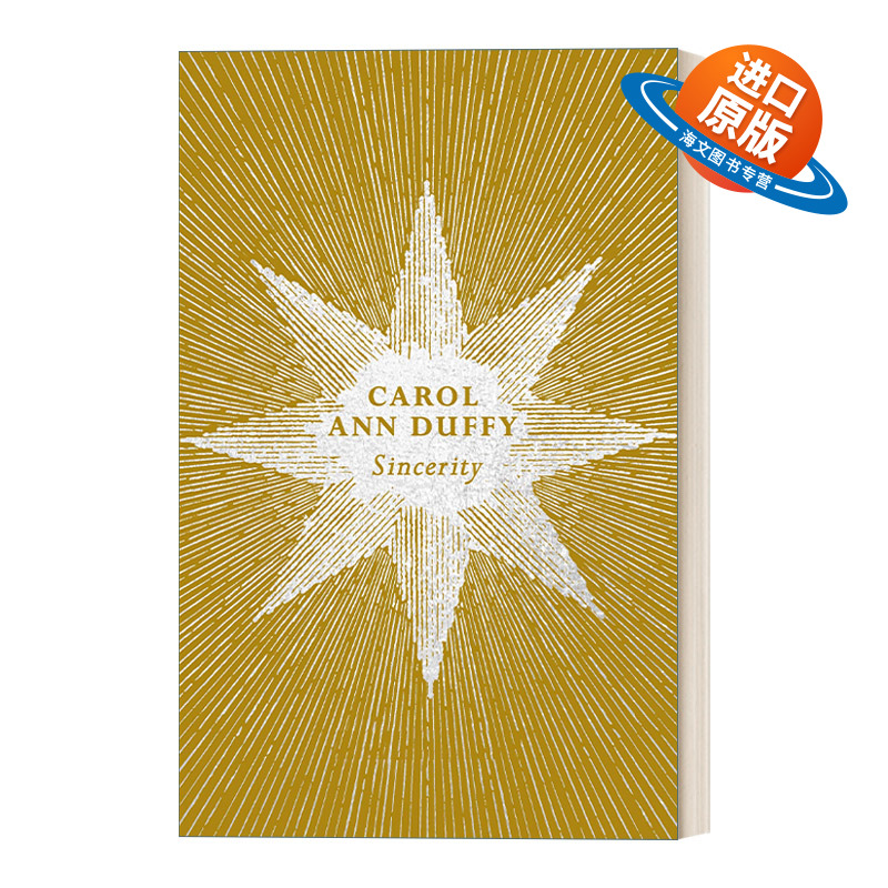 英文原版 Sincerity 卡罗尔安达菲诗集 真挚 桂冠诗人 英文版 进口英语原版书籍