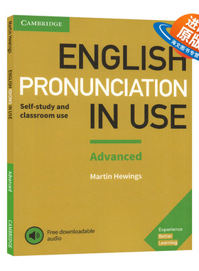 英文原版 精装 English Pronunciation in Use Advanced 剑桥高级英语发音 含音频和答案 精装 英文版 进口英语原版书籍