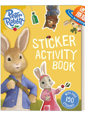 英文原版 Peter Rabbit Animation Sticker Activity Book  彼得兔动画电影 儿童贴纸活动书 英文版 进口英语原版书籍