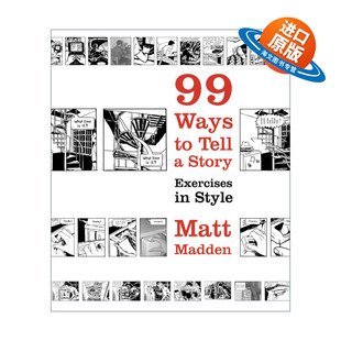 英文原版 99 Ways to Tell a Story 一个故事的99种讲法 马特·马登 漫画版风格练习 英文版 进口英语原版书籍