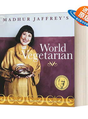 英文原版 Madhur Jaffrey's World Vegetarian 赫尔·杰弗瑞的世界素食主义者 英文版 进口英语原版书籍