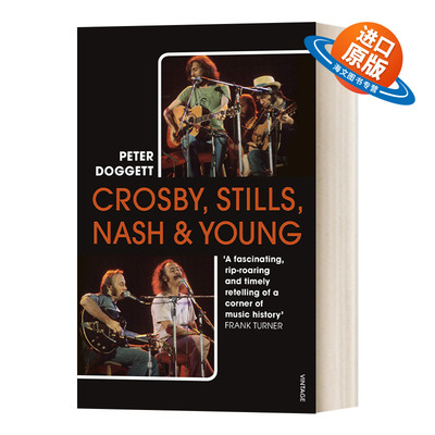 英文原版 Crosby  Stills  Nash & Young The Biography 民谣摇滚乐队CSNY传记 英文版 进口英语原版书籍