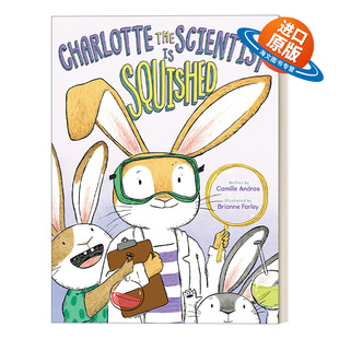 Squished 英文版 Scientist 英文原版 書籍 STEM繪本 the Charlotte 科學(xué)家夏洛蒂被壓扁了 進(jìn)口英語原版