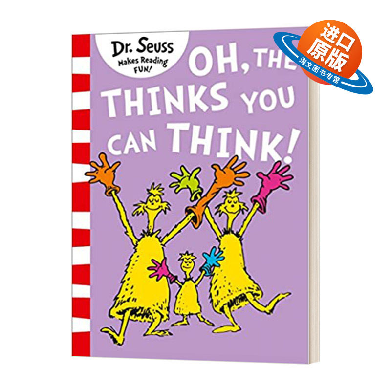 英文原版 DR.SEUSS Oh  the Thinks You Can Think! 苏斯博士 绿色系列绘本 英文版 进口英语原版书籍儿童外文书