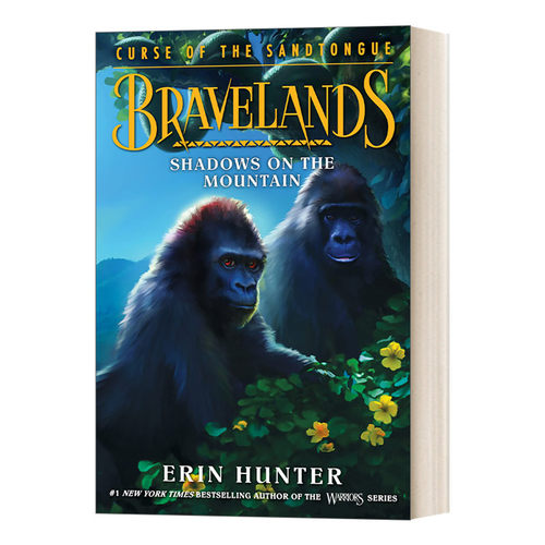 英文原版 Bravelands Curse of the Sandtongue #1 Shadows on the Mountain 勇敢之地第二部1山巅阴影 英文版 进口英语原版书籍