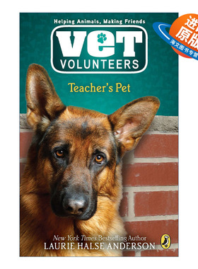 英文原版 Vet Volunteers 07 Teacher's Pet 兽医志愿者系列7 老师的宠物 儿童动物章节桥梁书 Laurie Halse Anderson进口英语书籍