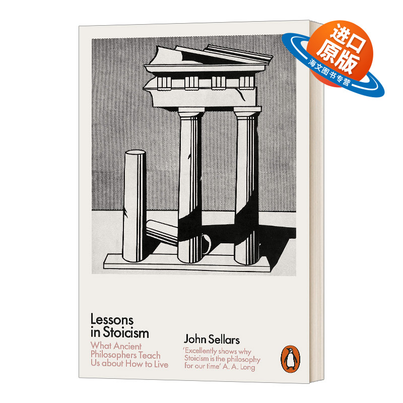 英文原版 Lessons in Stoicism 我们可以坦然接受不可控并尽力而为 斯多葛哲学的启发 约翰·塞拉斯 英文版 进口英语原版书籍