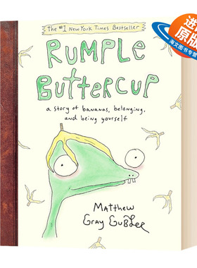 英文原版 精装 Rumple Buttercup 香蕉皮 小漫画 纽约时报畅销书 成人儿童治愈系漫画 英文版