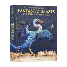 英文原版 神奇动物在哪里 插图版 Fantastic Beasts and Where to Find Them 哈利波特20周年 精装 Harry Potter JK罗琳正版进口书