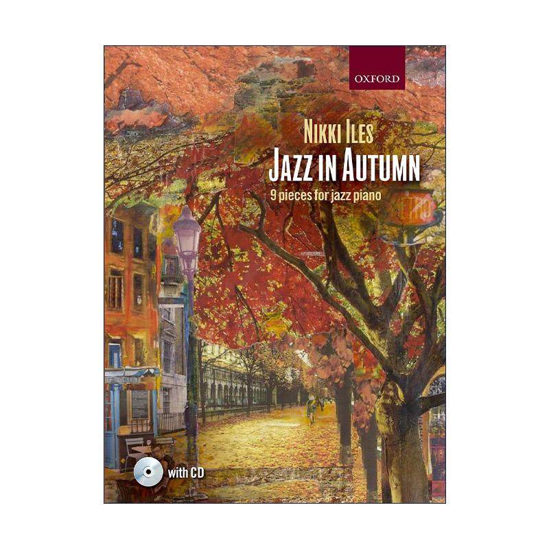 英文原版 Jazz in Autumn 爵士之秋 钢琴爵士乐曲谱 英皇钢琴考级练习 英文版 进口英语原版书籍
