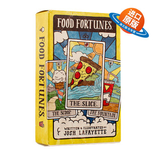 英文版 书籍 Card 美食家礼品 美食爱好者礼品 美食财富卡 Fortunes Deck 进口英语原版 英文原版 滑稽套牌 Food