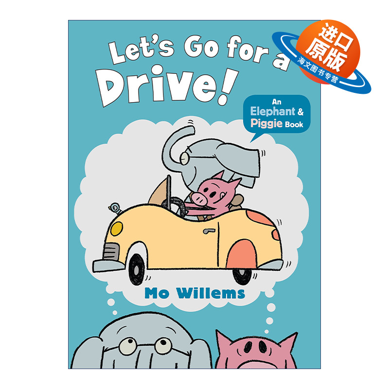 英文原版绘本 Let's Go for a Drive 我们去兜风 Elephant and Piggie 小猪小象系列 英文版 进口英语原版书籍