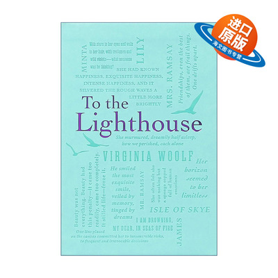 英文原版 To the Lighthouse 到灯塔去 软精装皮质封面词云经典 Word Cloud Classics 英文版 进口英语原版书籍
