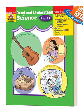 英文原版 Read & Understand Sicence Grade 3-4 阅读与理解系列 科学 三四年级 英文版 进口英语原版书籍儿童外文书