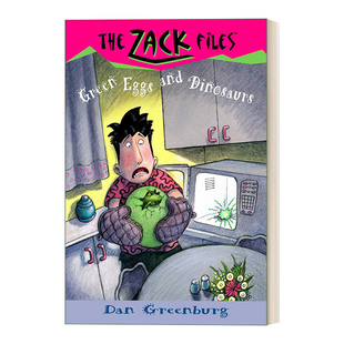 札克档案系列23 and Greenish 儿童冒险章节桥梁书 Files The 英文原版 Dan 进口英语原版 Greenburg Zack Eggs Dinosaurs 书籍