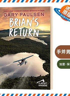 英文原版 Brian's Return 手斧男孩4：寻找鹿精灵 英文版儿童外文书