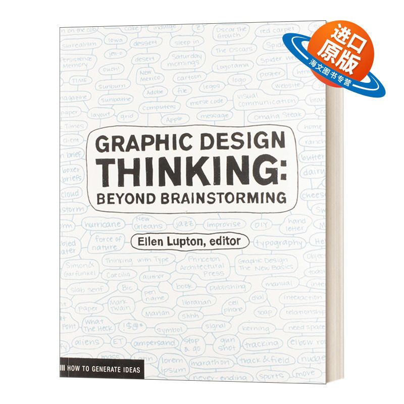 英文原版 Graphic Design Thinking 平面设计思维 好设计是这样想出来的 给设计师的30种创意思考法 英文版 进口英语原版书籍
