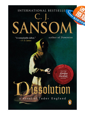 英文原版小说 Dissolution Matthew Shardlake Mysteries 01 都铎疑云 卷一 圣堂之变 C. J. Sansom 英文版 进口英语原版书籍