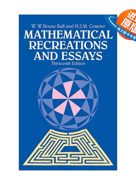 英文原版 Mathematical Recreations and Essays 数学游戏与欣赏 W. W. Rouse Ball劳斯·鲍尔 英文版 进口英语原版书籍