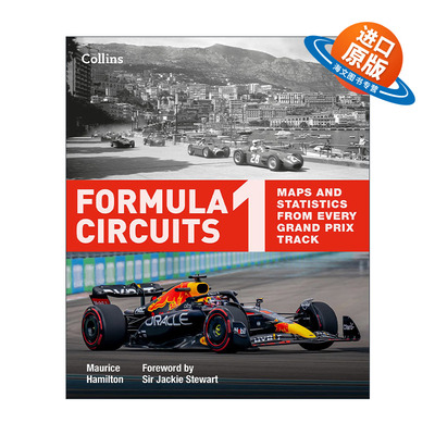 英文原版 Formula 1 Circuits Maps and statistics from every Grand Prix Track 一级方程式赛道 每一个大奖赛赛道的地图和统计