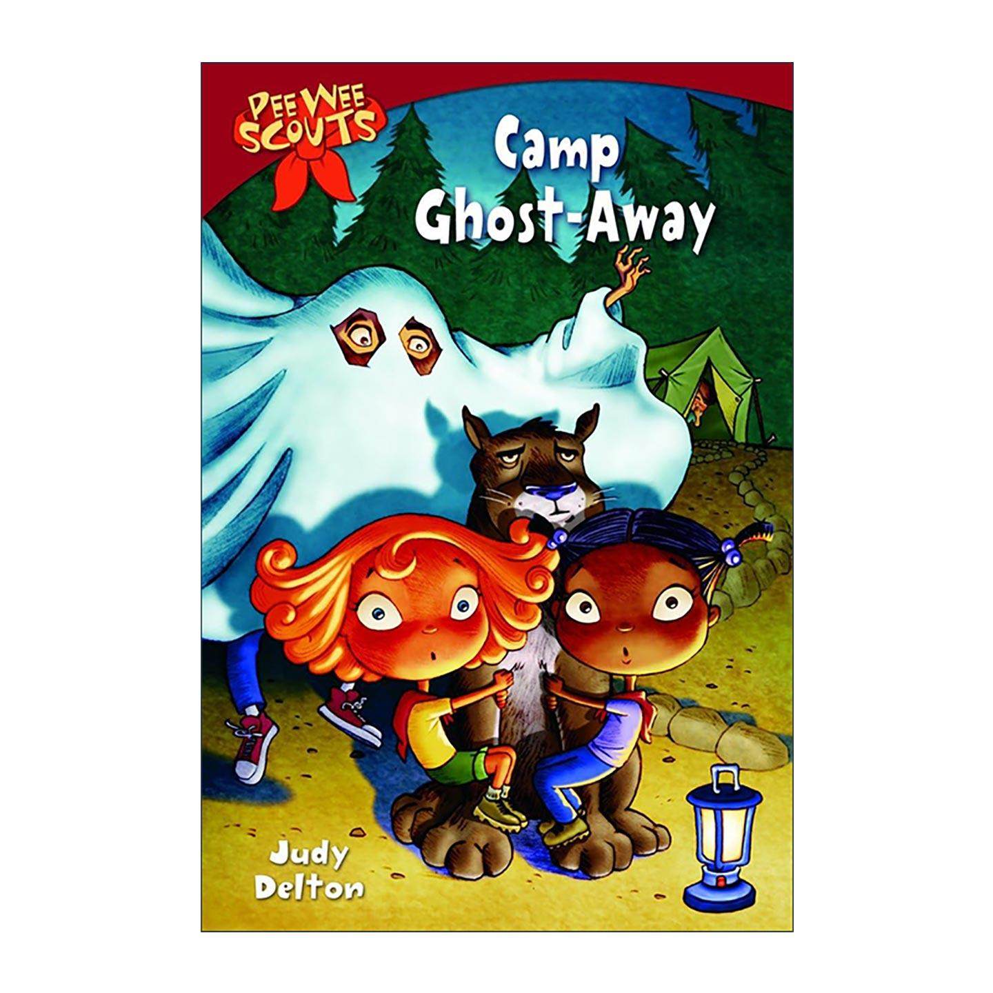 英文原版 Pee Wee Scouts 02 Camp Ghost-Away 小人物侦察队系列2 幽灵营 儿童章节桥梁故事书 Judy Delton 进口英语原版书籍