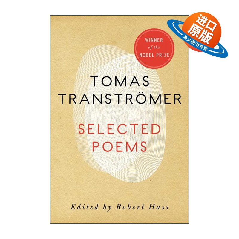 英文原版 Selected Poems 托马斯特朗斯特罗姆1954-1986诗歌选集 英文版 进口英语原版书籍