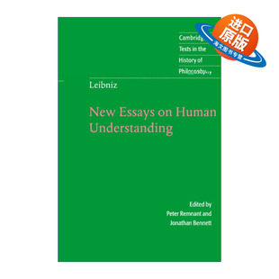 英文原版 Leibniz: New Essays on Human Understanding 莱布尼茨 人类理智新论 剑桥哲学史文本系列 英文版 进口英语原版书籍