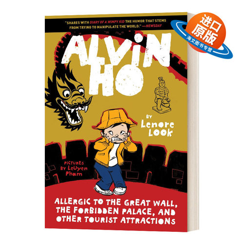 英文原版 胆小鬼阿文6 Alvin Ho Allergic to the Great Wall 青少年课外阅读 英文版 进口英语原版书籍儿童外文书
