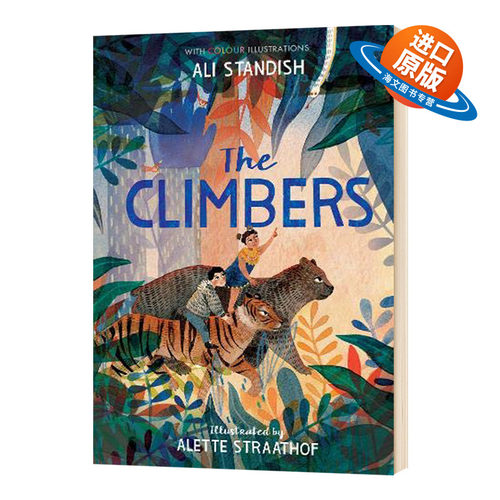 登山者 英文原版 精装 The Climbers 真彩阅读系列 英文版儿童英语桥梁章节书 进口漫画插画故事绘本 儿童文学书籍
