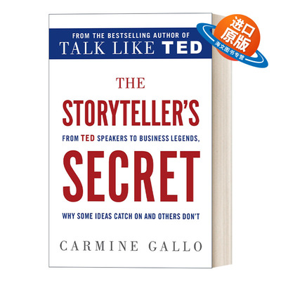 英文原版 The Storyteller's Secret 讲演者的秘密  跟TED学说故事，感动全世界  卡迈恩加洛 英文版 进口英语原版书籍