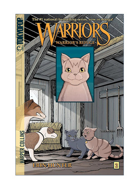 英文原版 Warriors Manga Warrior's Refuge 猫武士漫画 武士避难 英文版 进口英语原版书籍