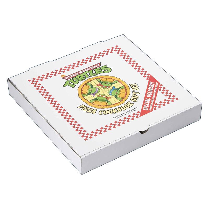 英文原版 The Teenage Mutant Ninja Turtles Pizza Cookbook Gift Set 忍者神龟 变种时代 披萨烹饪书礼品套装 精装 附送官方围裙