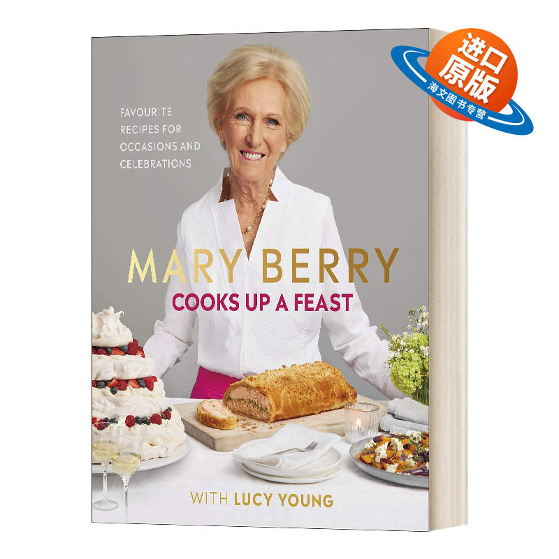 英文原版 精装小说 Mary Berry Cooks Up a Feast 玛丽·贝瑞斯精心准备美食 精装 英文版 进口英语原版书籍