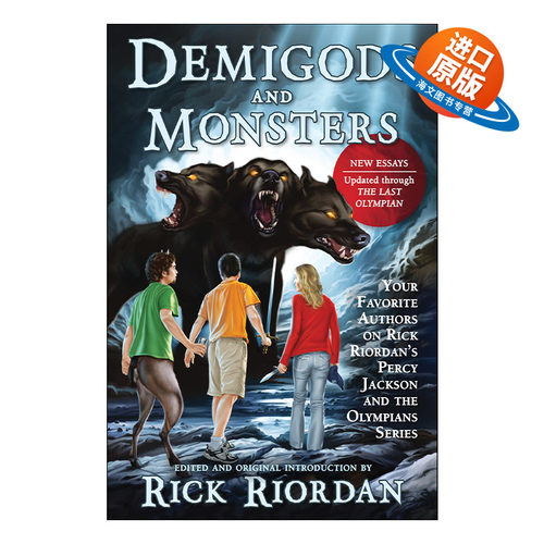 英文原版 Demigods and Monsters 半神与魔兽 你喜欢的作者Rick Riordan雷克·莱尔顿论波西杰克逊系列 英文版 进口英语原版书籍